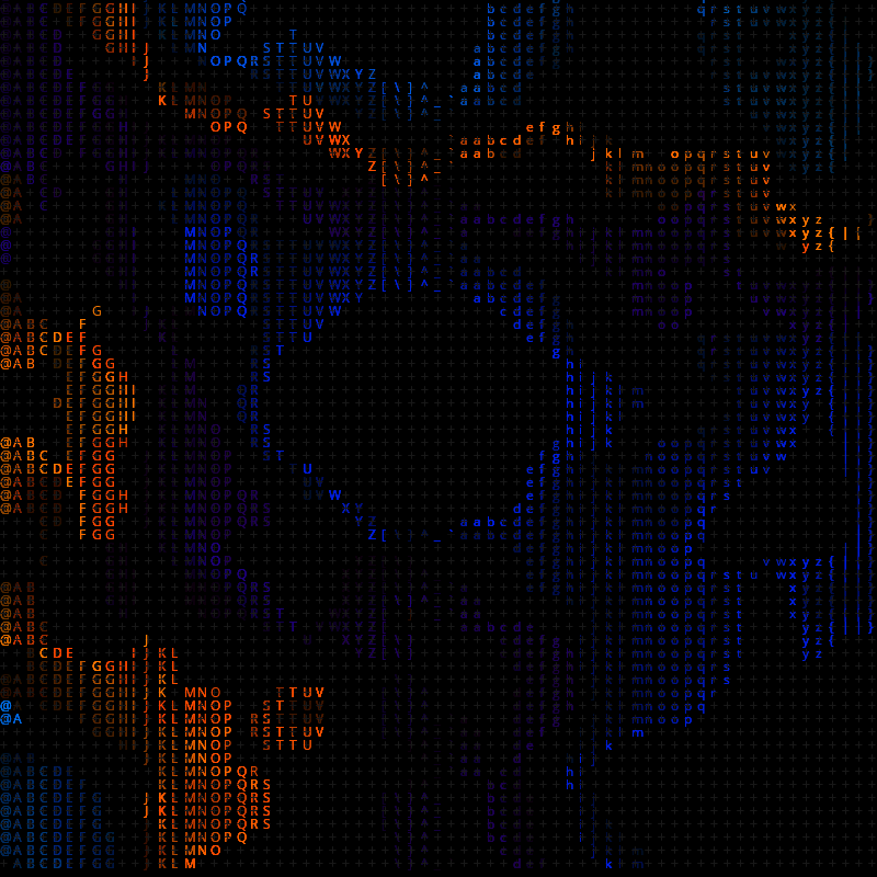 Ascii Noise #9 static token preview