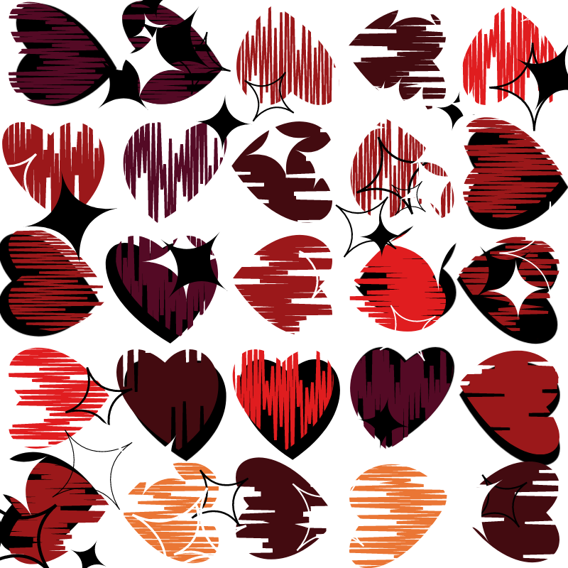 HEARTS #1 static token preview
