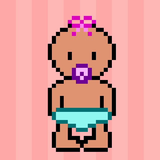 Pixel Babies #4 static token preview