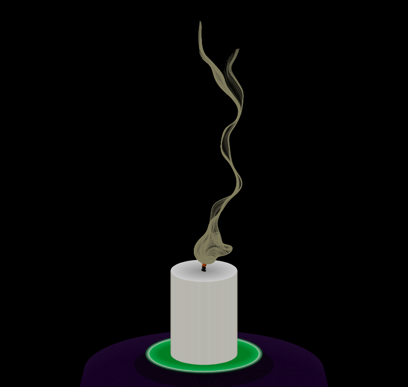 Candle in the Light Breeze #12 static token preview