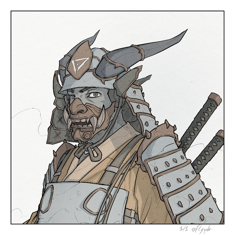 侍 (SAMURAI) #20 static token preview