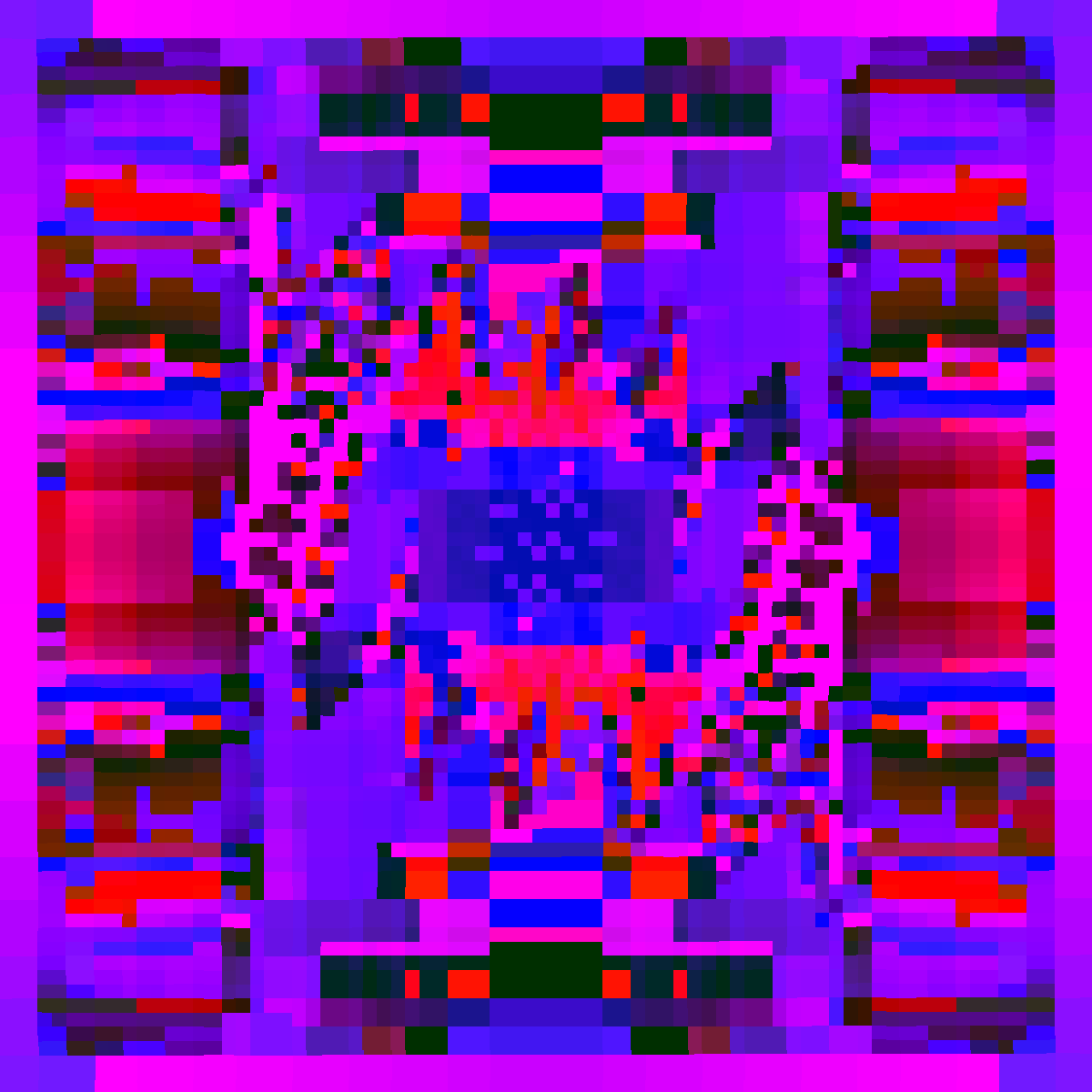 Psychedelic Dance of Pixels #24 static token preview