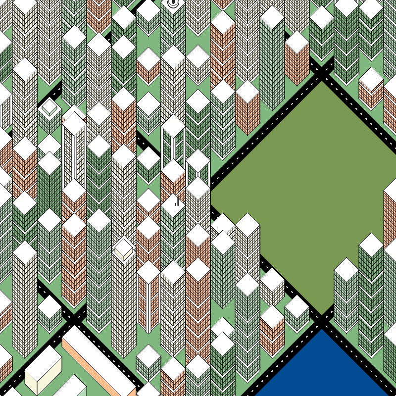 A City from Above #5 static token preview