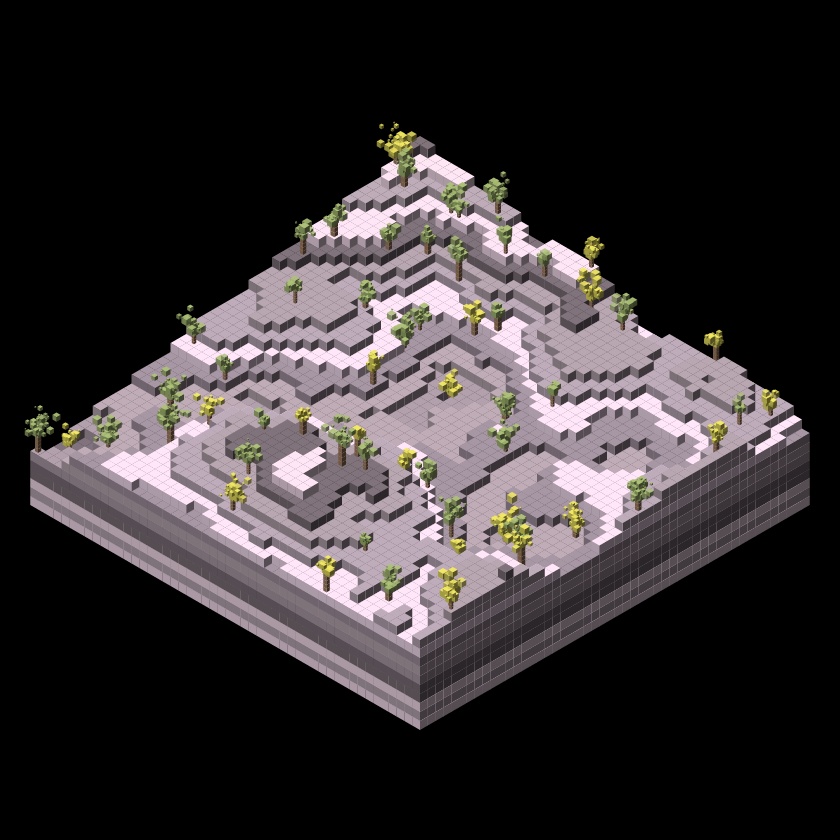 Pixel Topography #14 static token preview