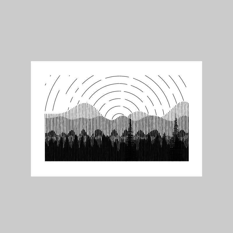 Layered Landscapes #23 static token preview