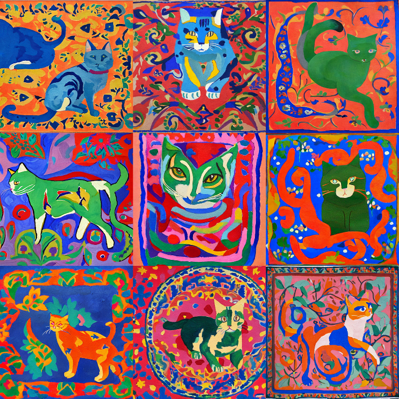 99 Patchworks of 9 Lives #3 static token preview