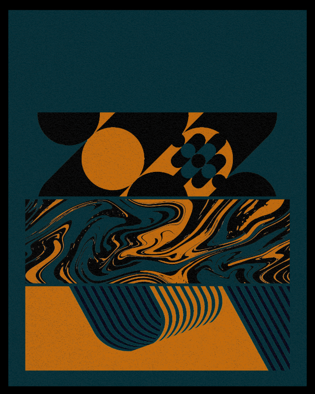 Bauhaus art #orange #5 static token preview
