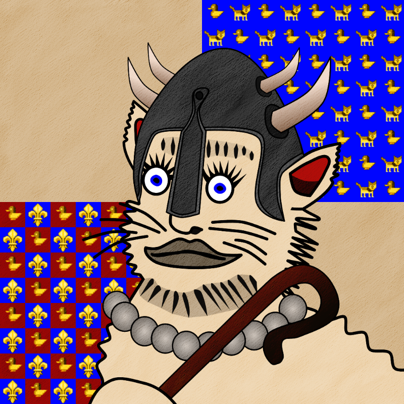 Famous Medieval Cat #24 static token preview