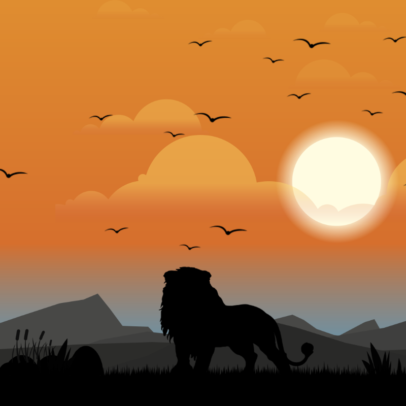 We Care... LION #4 static token preview