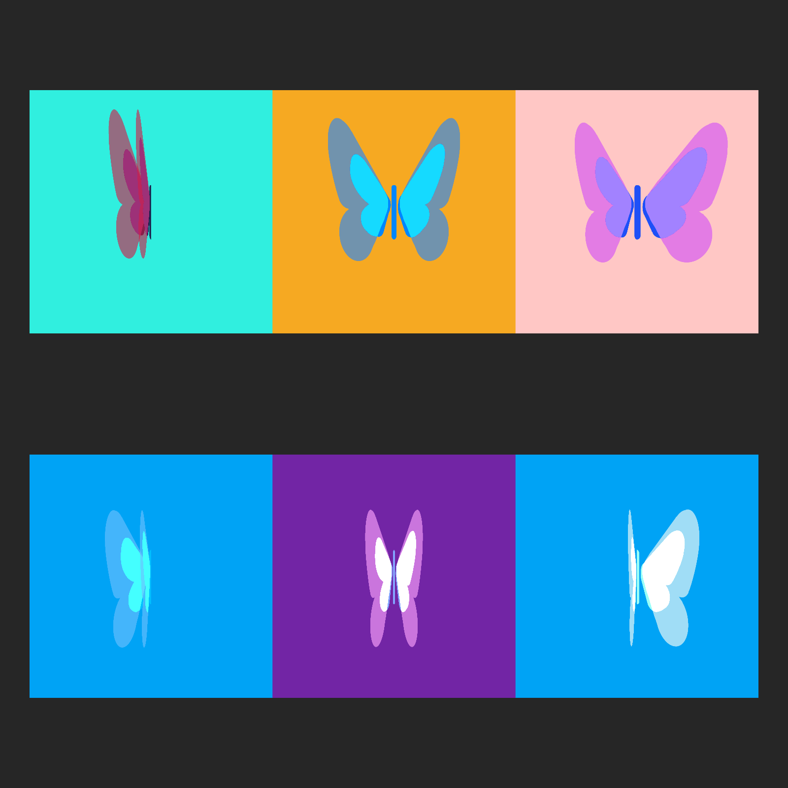 BF#01 Pop Art Butterfly #2 static token preview