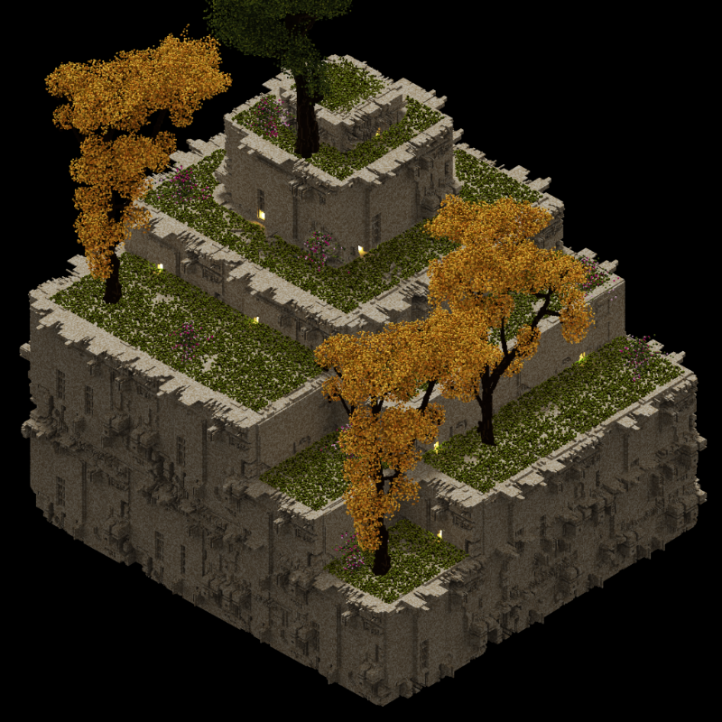 Voxel Temple #5 static token preview