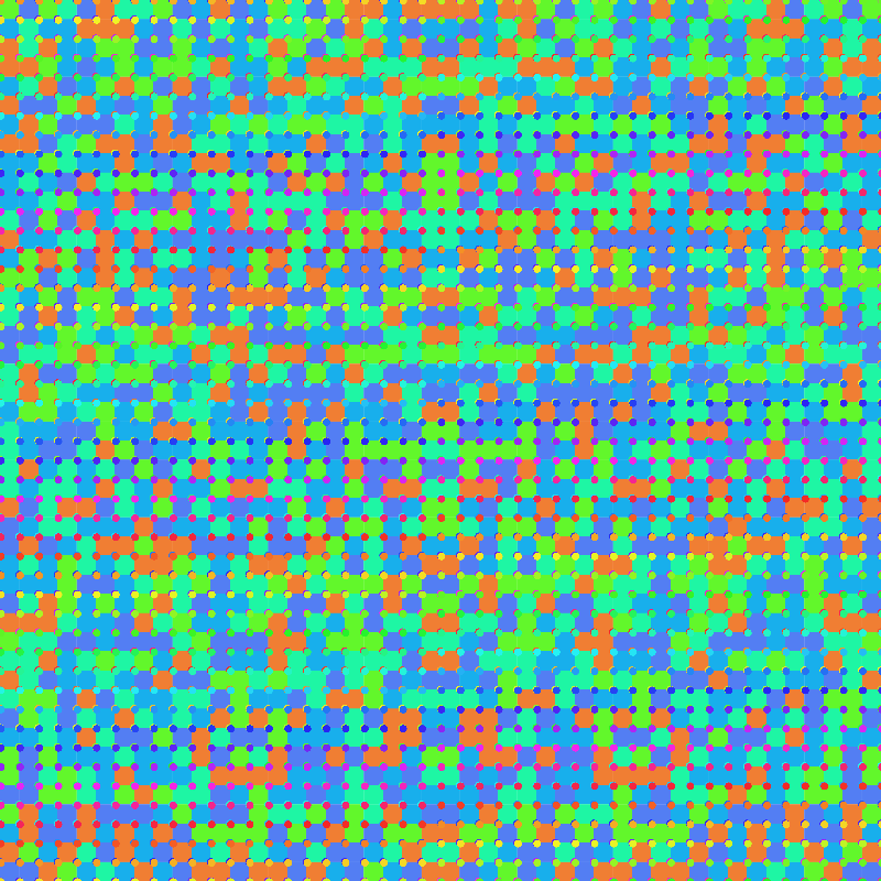 Squares and dots #18 static token preview