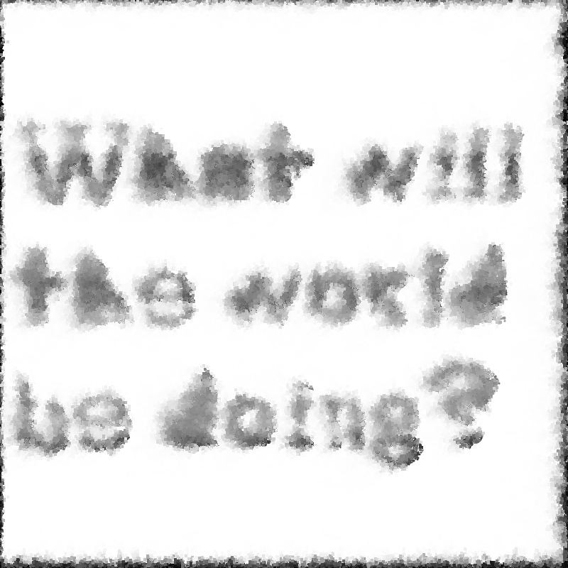 THE WORD AFTER US: An AI poetry unreading #12 static token preview