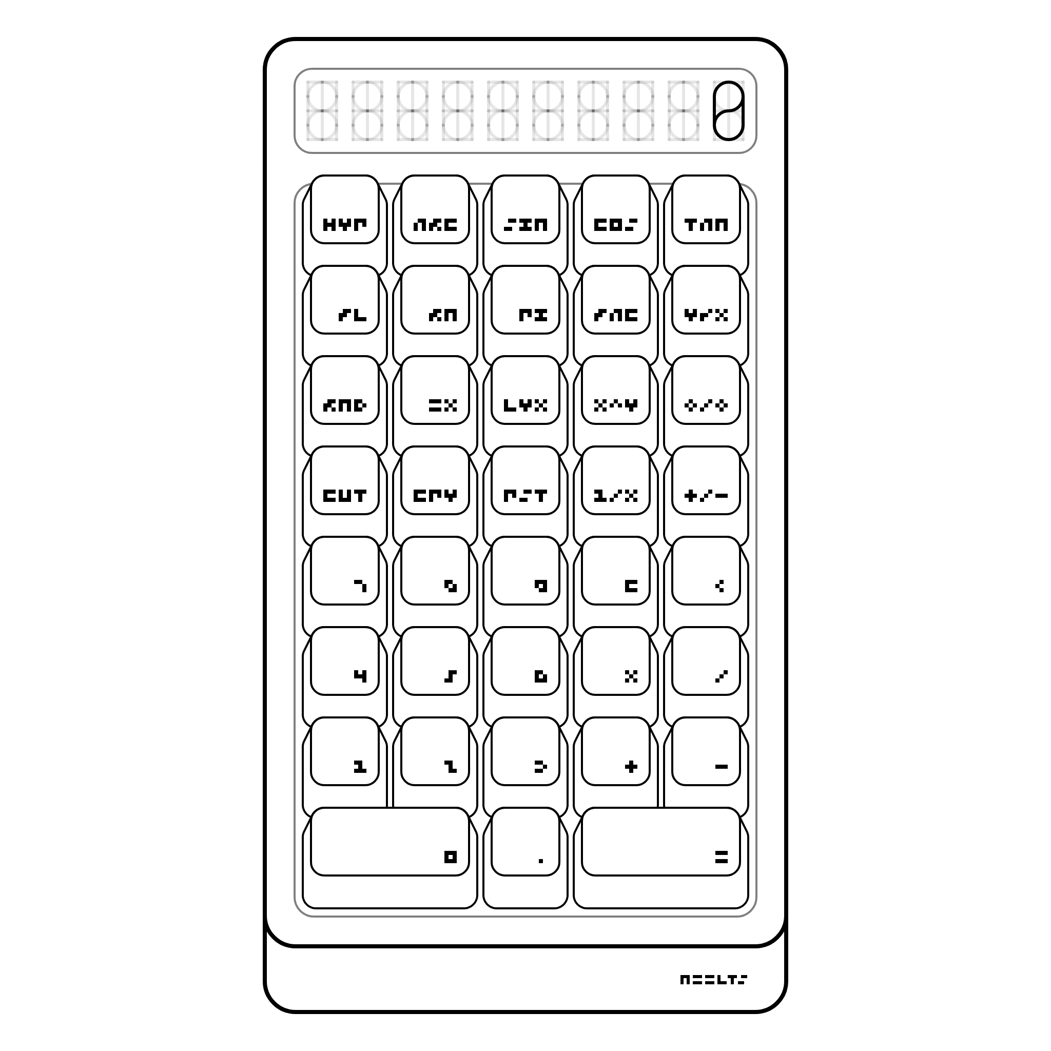 Tiny Devices #A: Calculator #1 static token preview