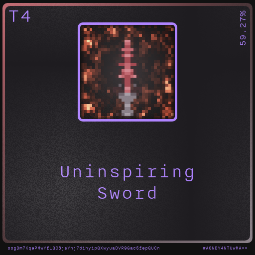 Gear for your quests - Sword #1 static token preview