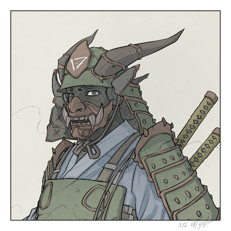 侍 (SAMURAI) #1 static token preview