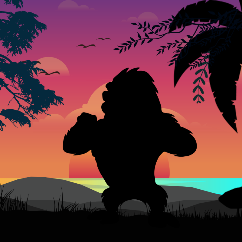 We Care...Monkey #4 static token preview