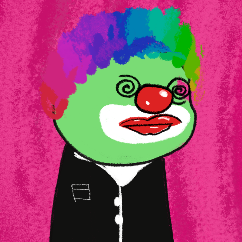 Peculiar clown #78 static token preview
