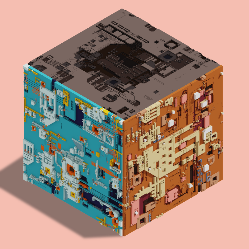 Cube generative #20 static token preview