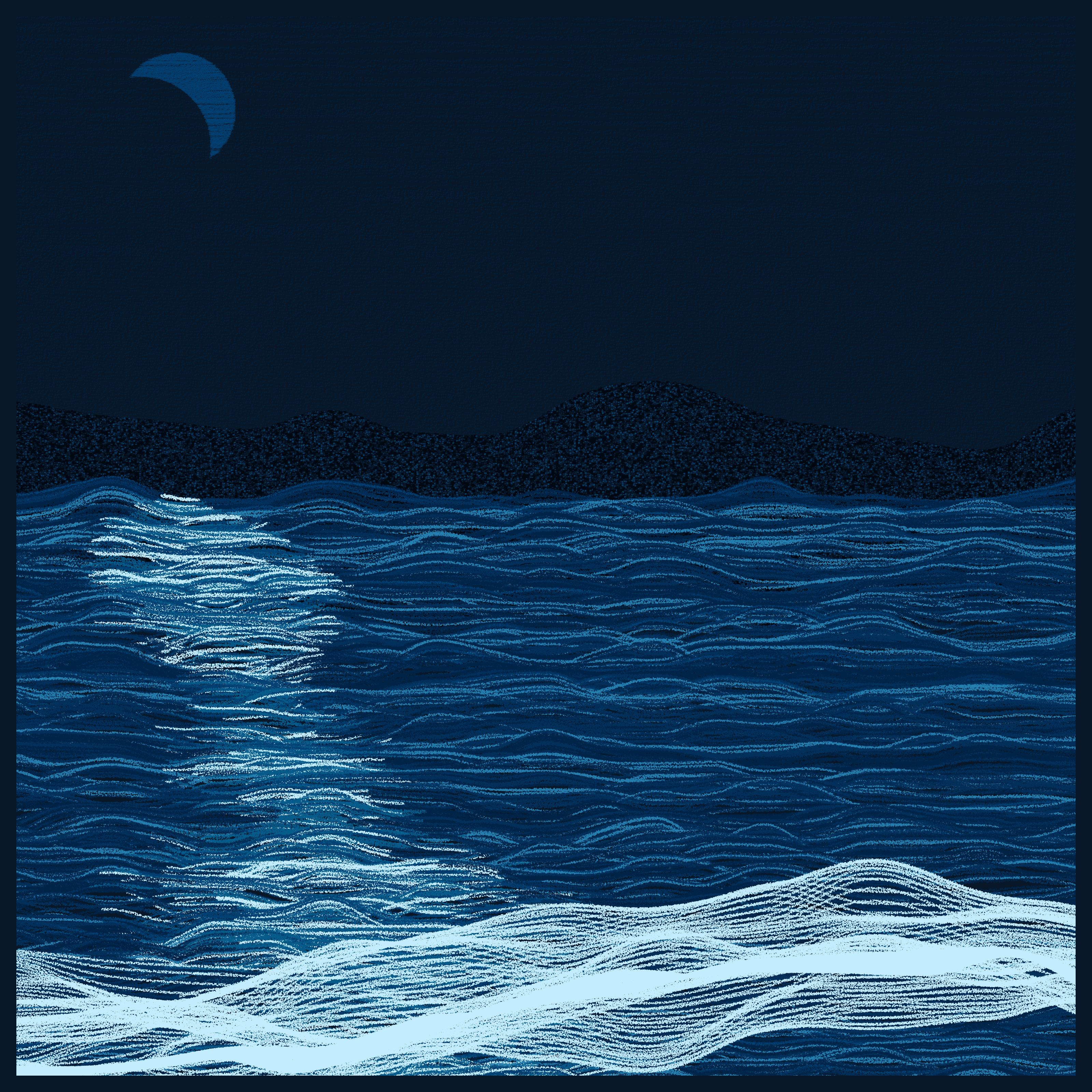 Moonlit Sea #11 static token preview