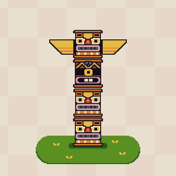 Tiki Totem #18 static token preview
