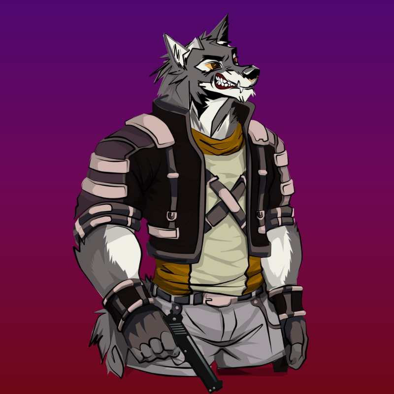 Wolf-soldier #14 static token preview