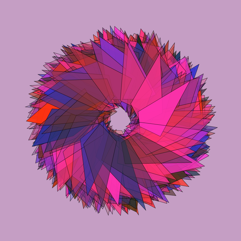 mosaic flower #75 static token preview