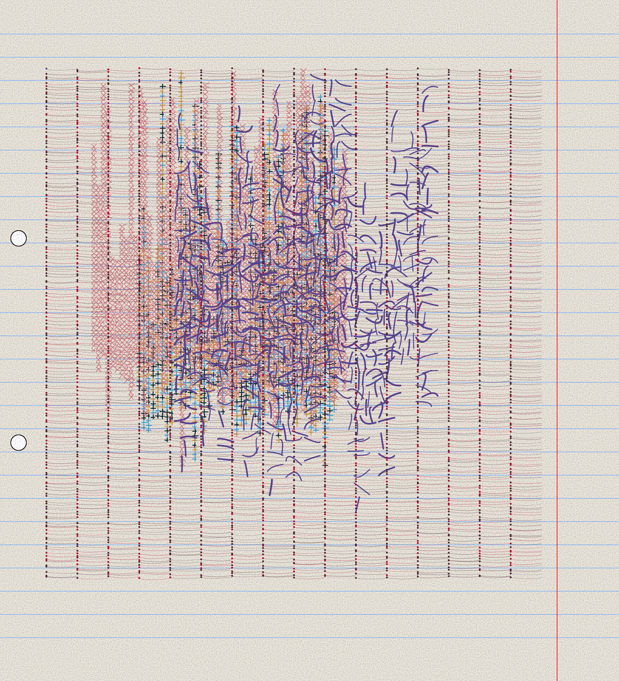 sketchbook page 3: threads #22 static token preview