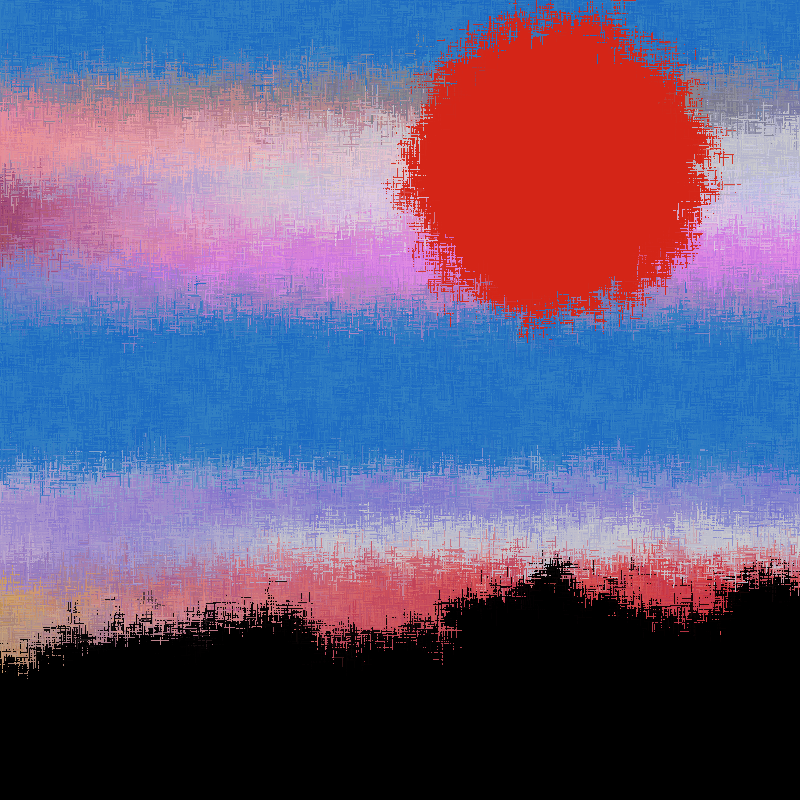Sunset in memory #3 static token preview