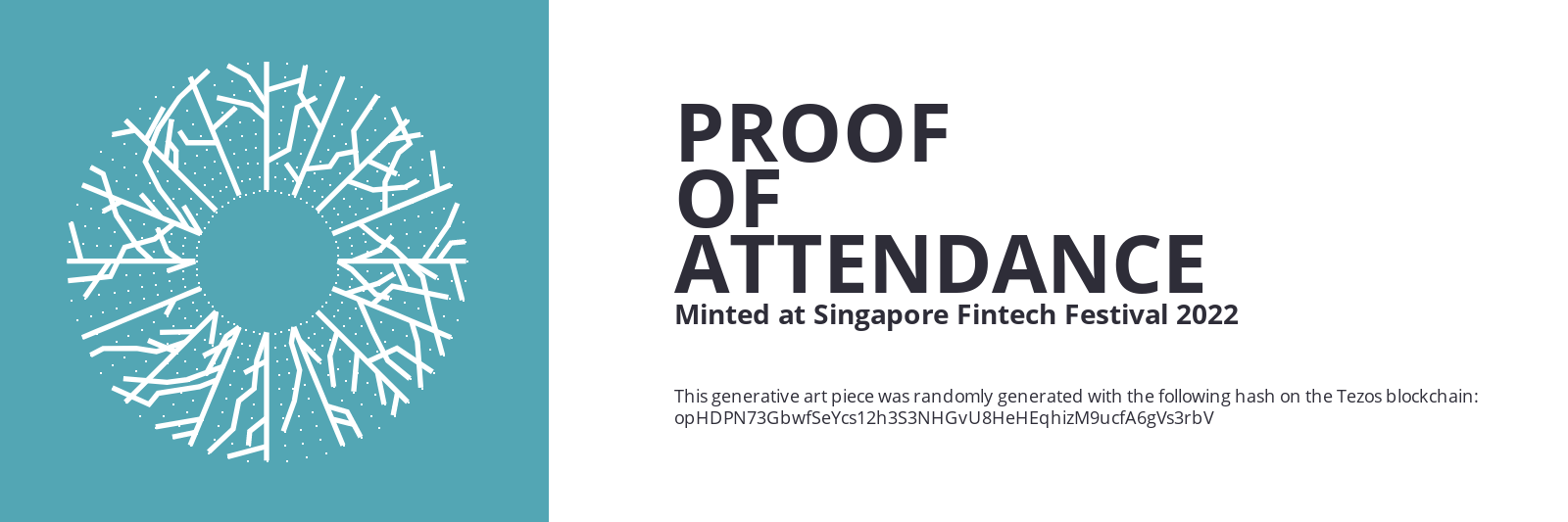 SFF2022 Proof of Attendance Token #2102 static token preview