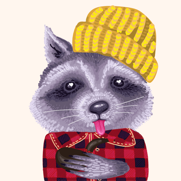 Cool Raccoon Collection #49 static token preview