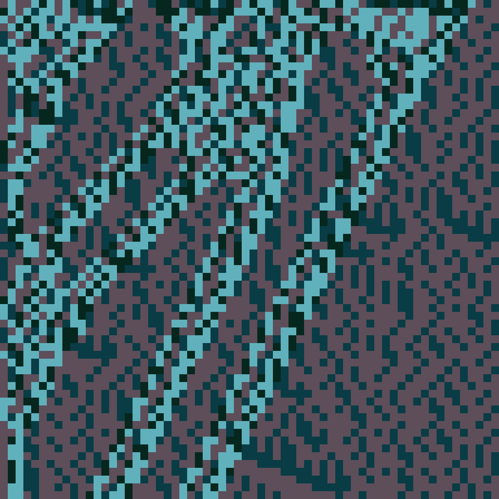 Blending Neighbors Cellular Automata #17 static token preview