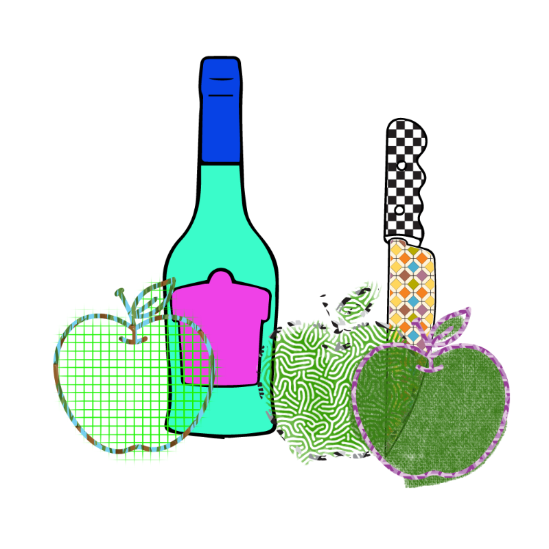 bottle and apples #63 static token preview