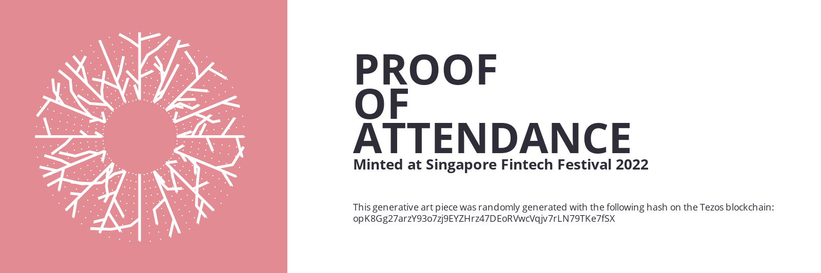 SFF2022 Proof of Attendance Token #1444 static token preview