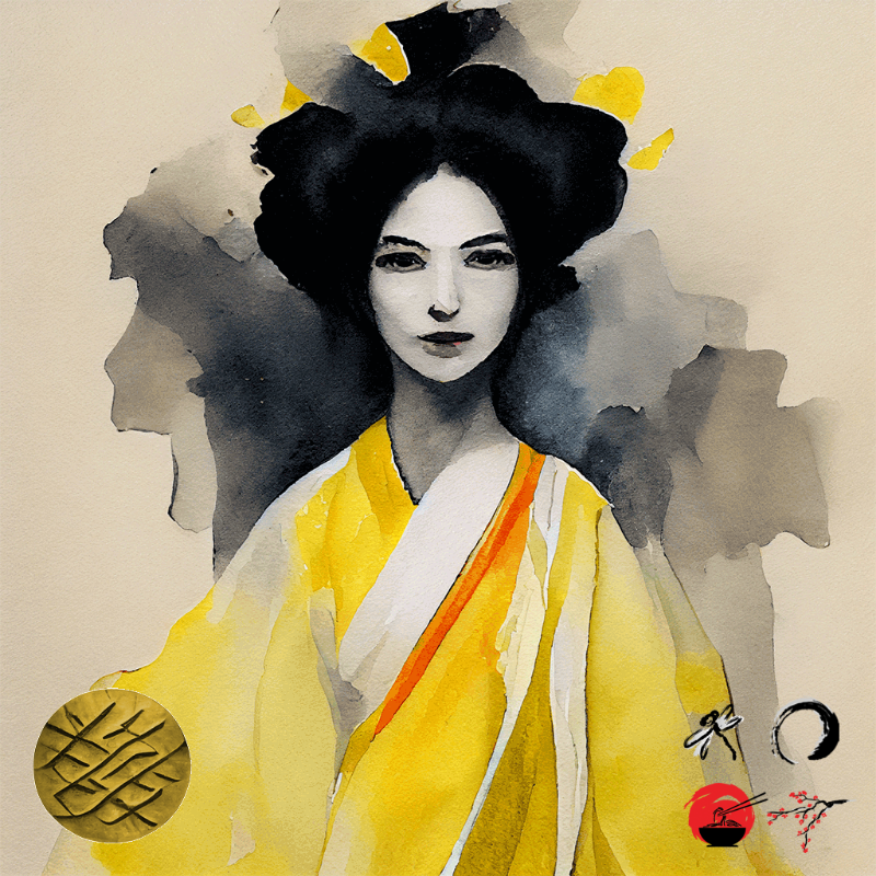 Yellow Geisha #8 static token preview