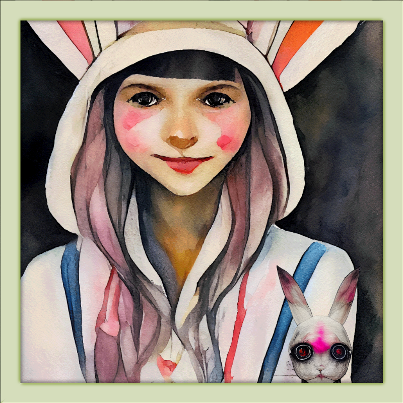 Alice and Rabbits #3 static token preview