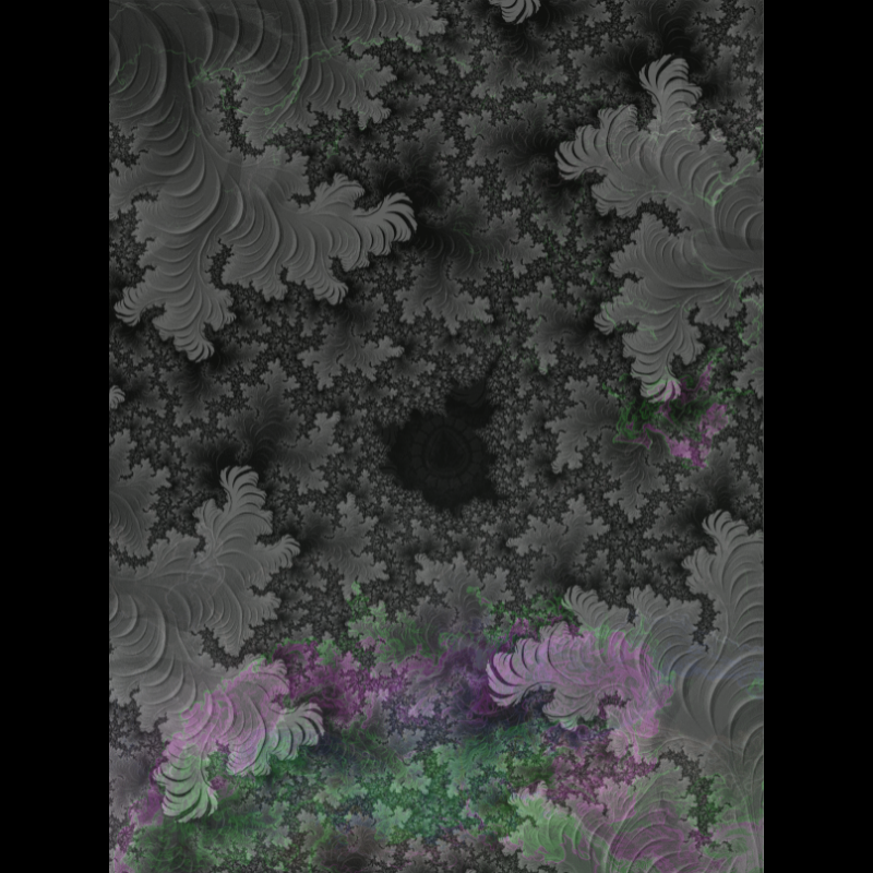 monochrome nebular fractal #6 static token preview