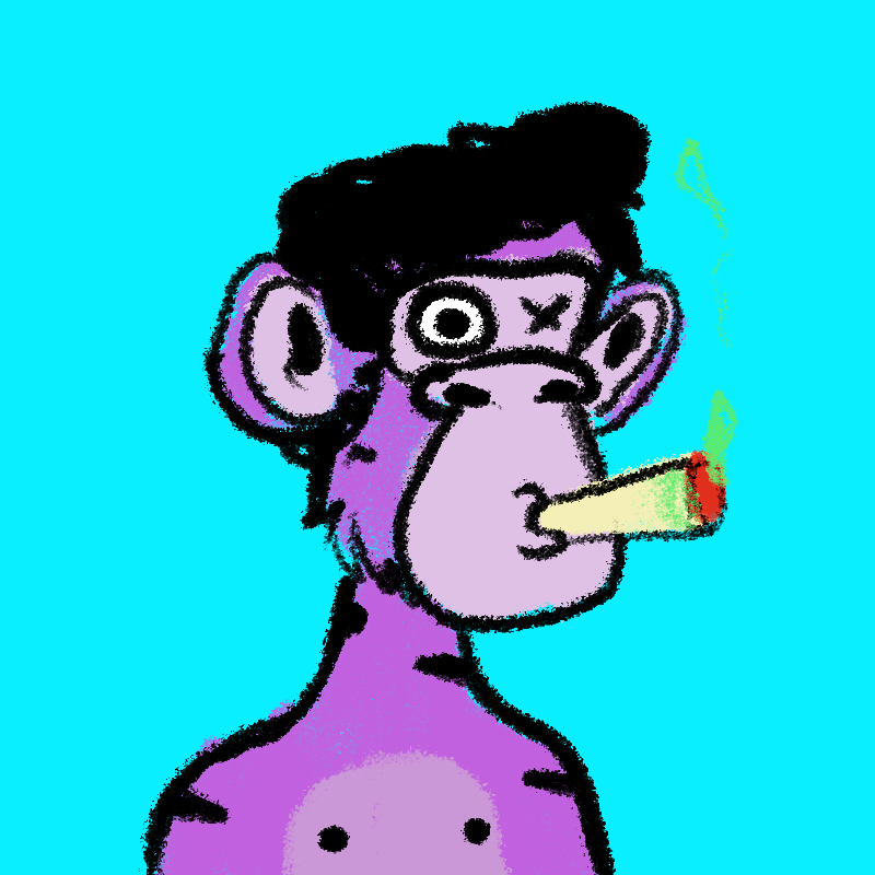 Drawed apes jetski club #13 static token preview