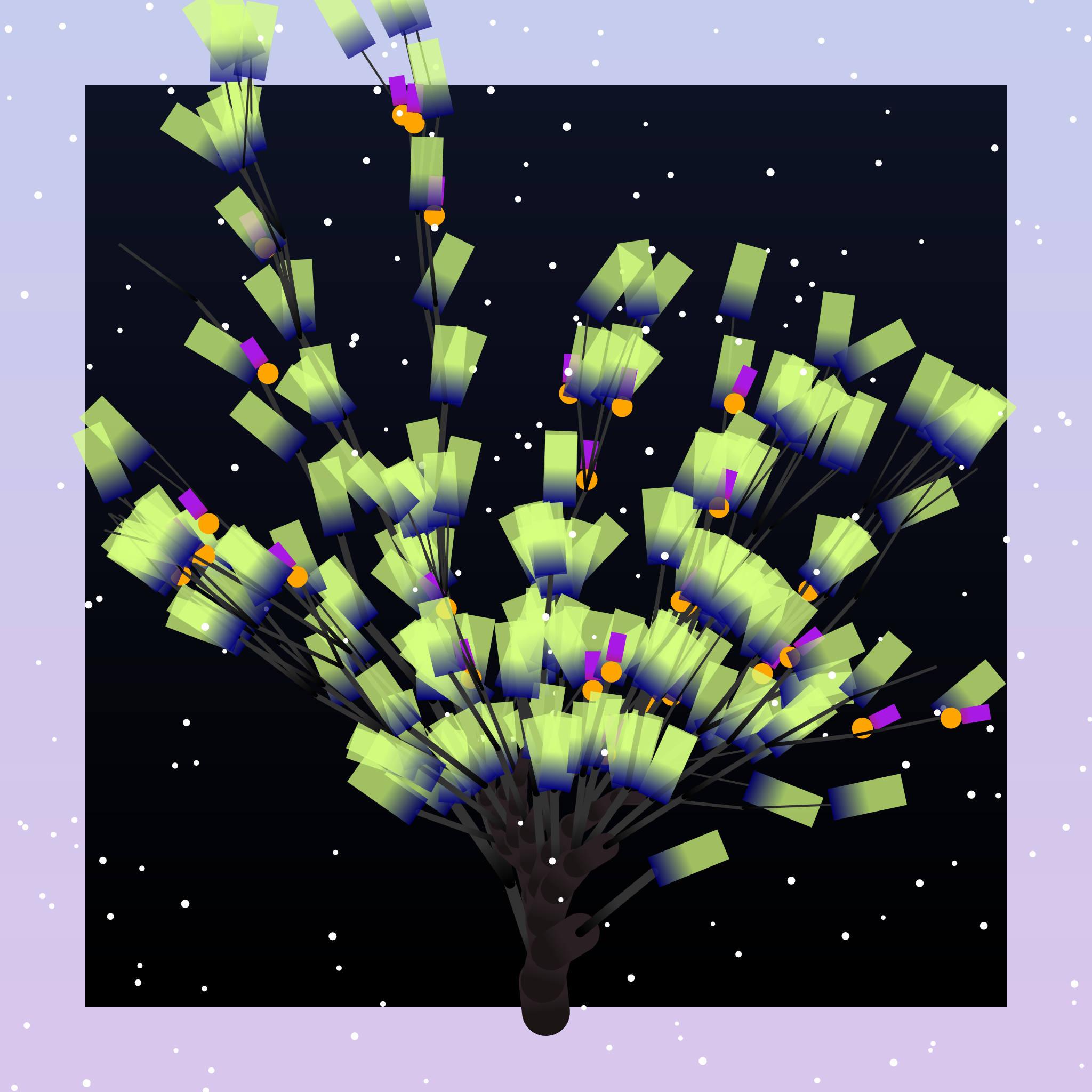 Some generative winter trees #47 static token preview