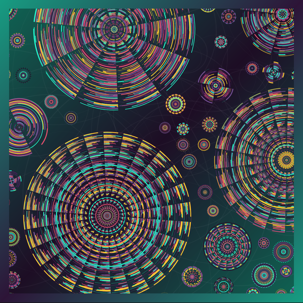Kaleidoarcs #15 static token preview