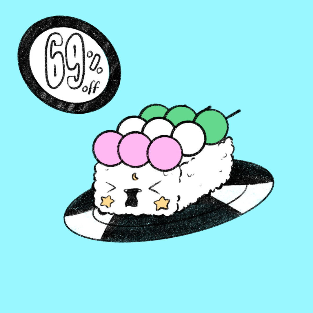 sketchy sushi #93 static token preview