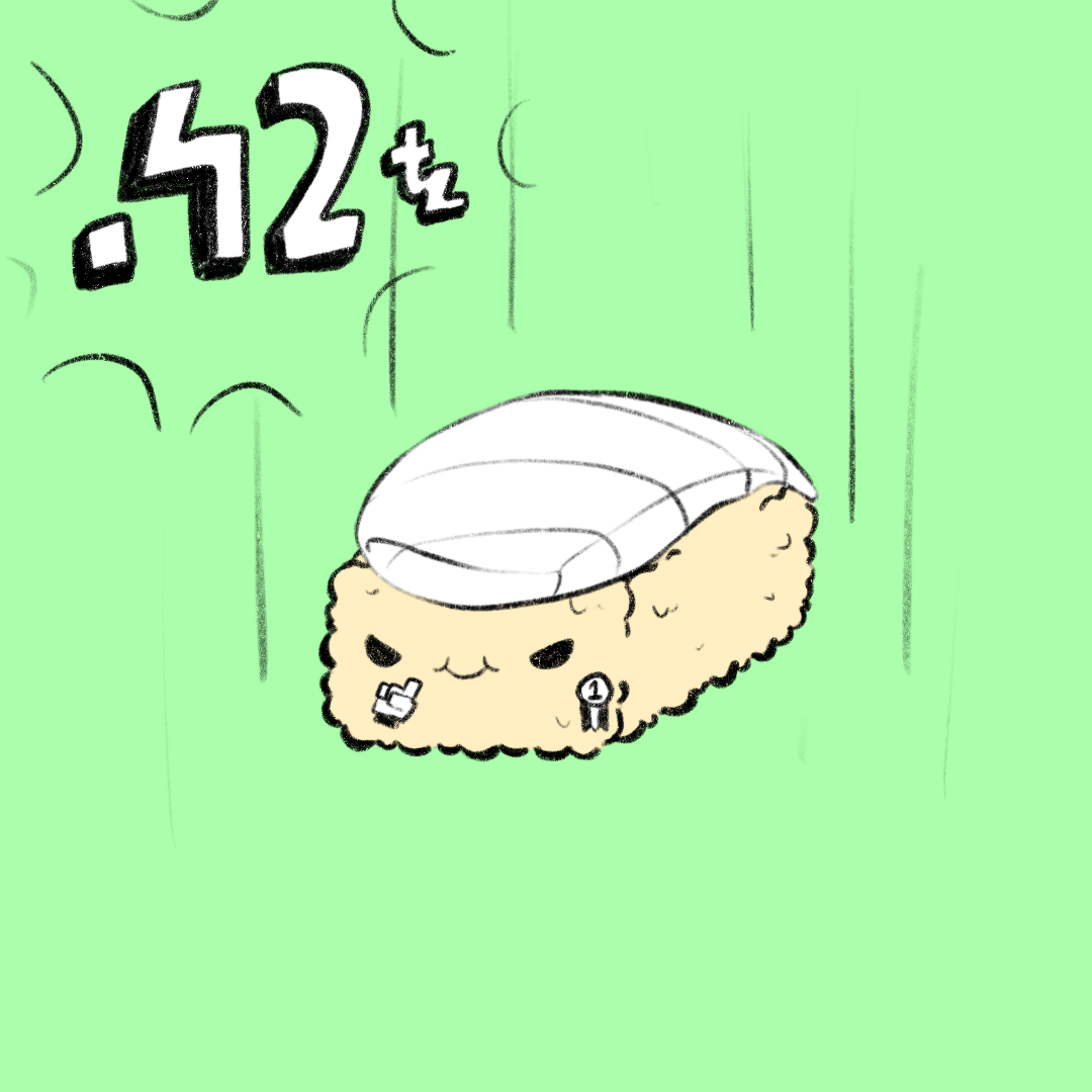 sketchy sushi #6 static token preview