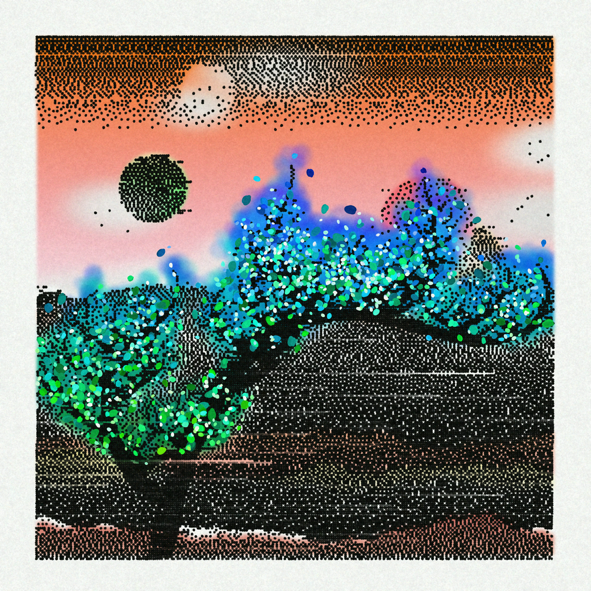 Dithered Branches #4 static token preview