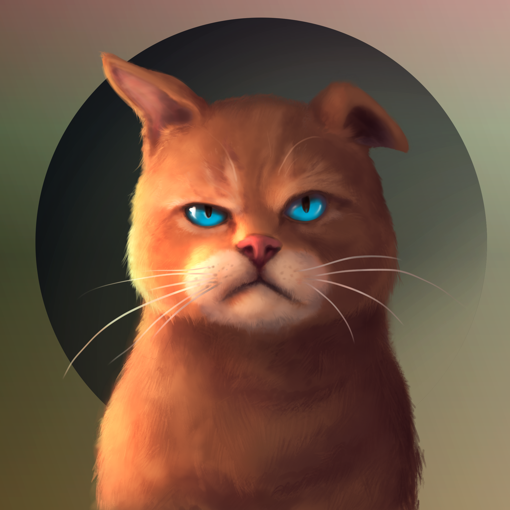 Gangsta Cat #24 static token preview