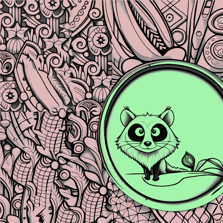 Playful weasel #4 static token preview