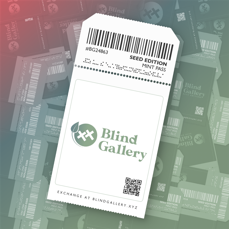 Blind Gallery Mint Pass (Seed Edition) #12 static token preview