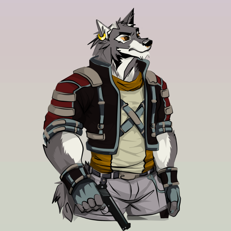 Wolf-soldier #7 static token preview