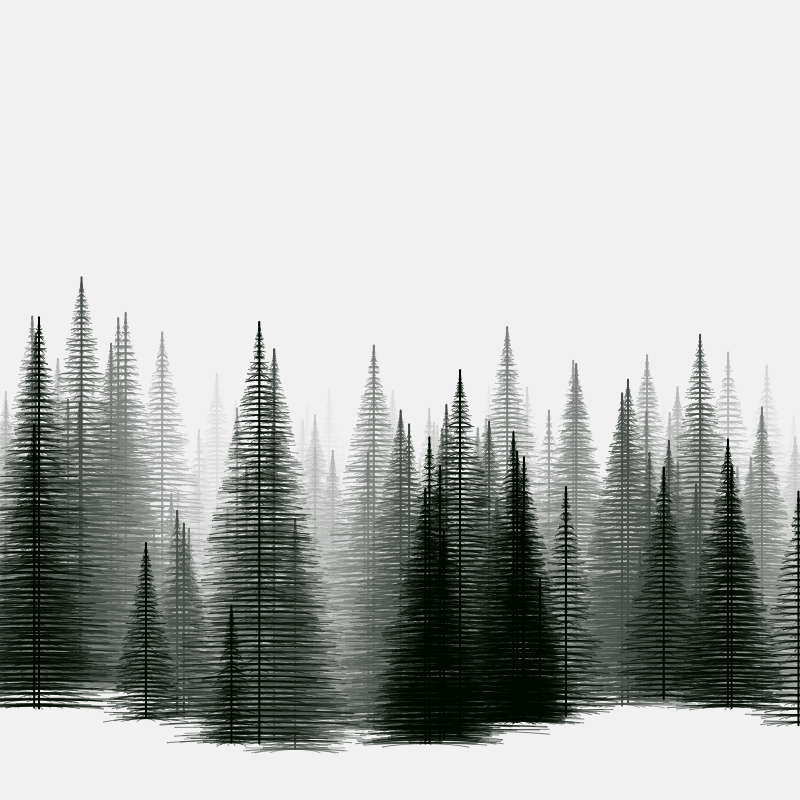 Pine trees in the cold #13 static token preview
