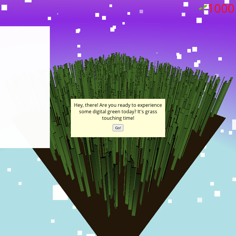 TOUCH👉🌱GRASS #2 static token preview