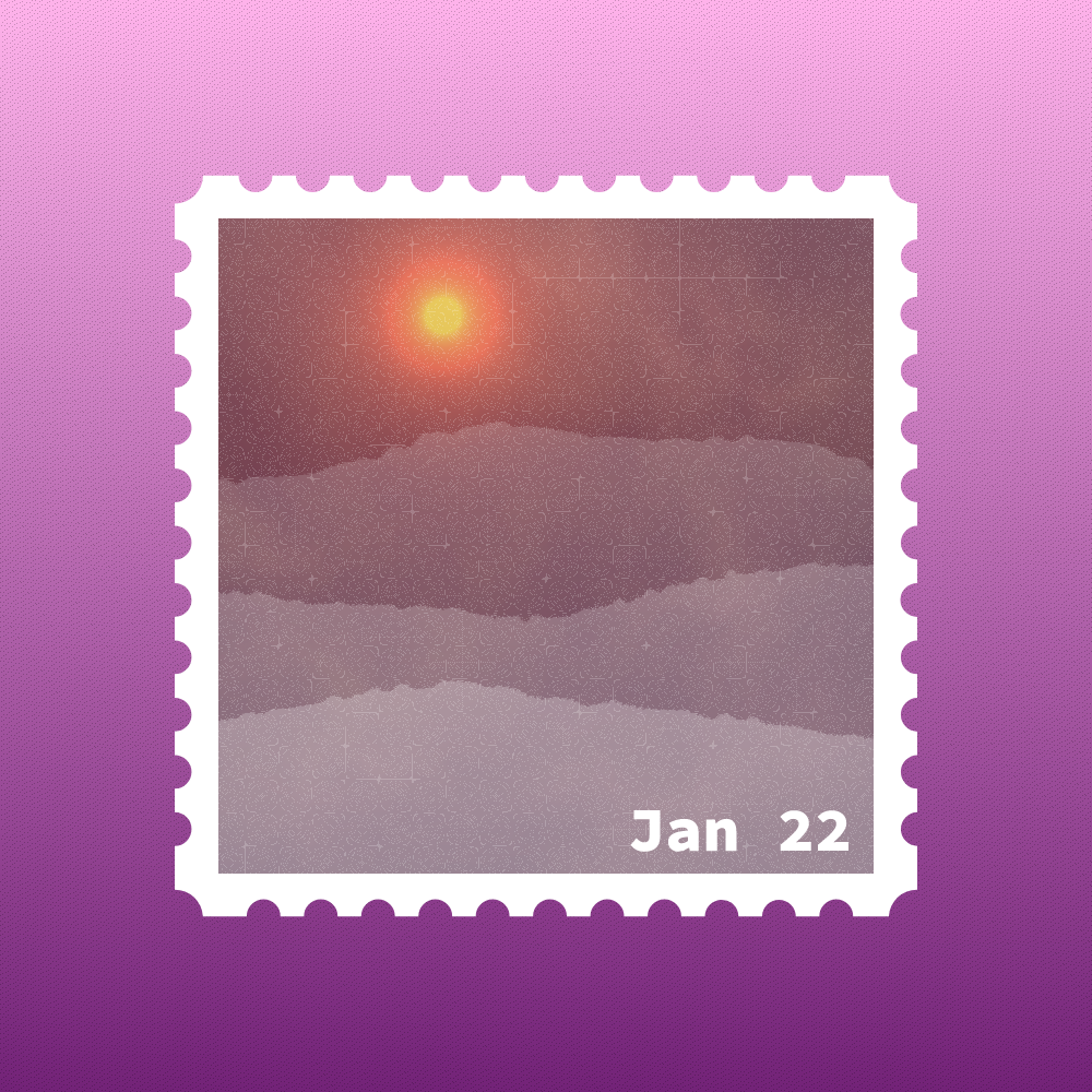 January 2022 stamp #21 static token preview